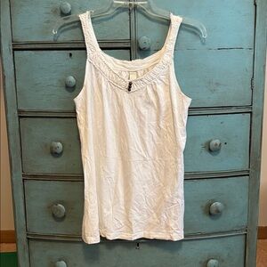 Merona Off-White Tank Top